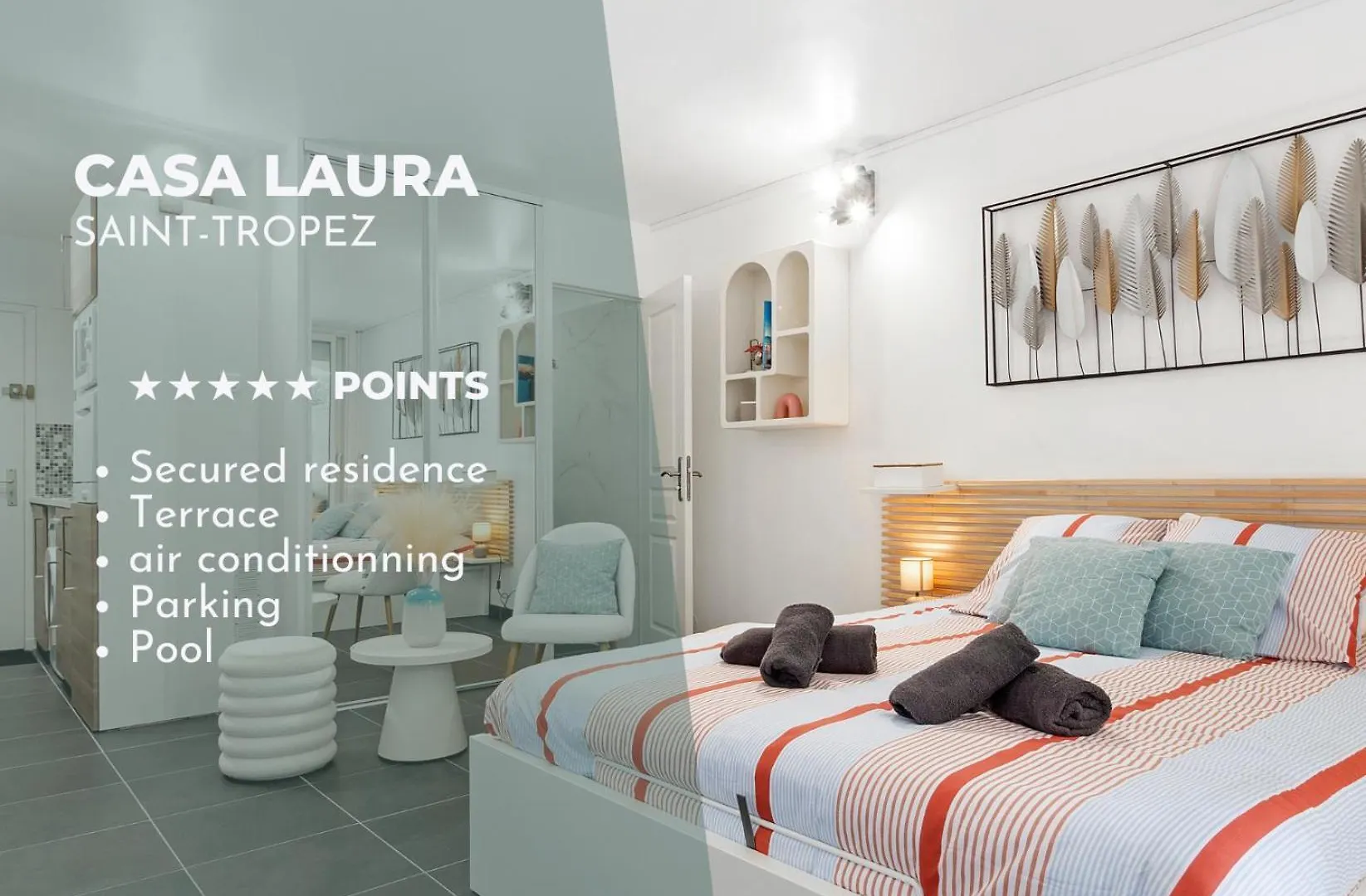 Casa Laura -Parking - Pool Apartman Saint-Tropez